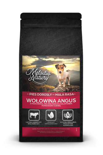 MELODIA NATURY SUPER FOOD WOŁOWINA ANGUS MAŁA RASA 2KG KARMA DLA PSA