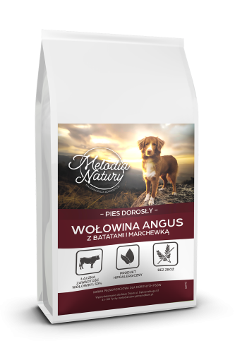 MELODIA NATURY WOŁOWINA ANGUS 12KG KARMA DLA PSA