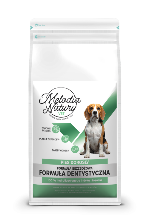 MELODIA NATURY VET DENTYSTYCZNA 1,5KG KARMA DLA PSA