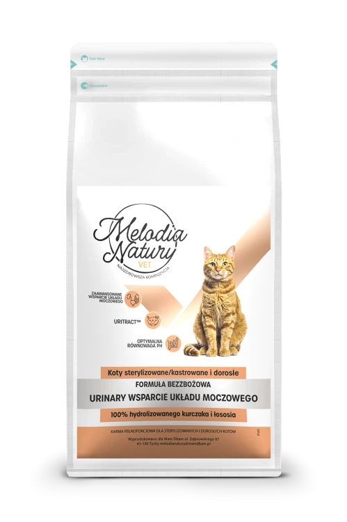 MELODIA NATURY VET URINARY 1,5KG KARMA DLA KOTA